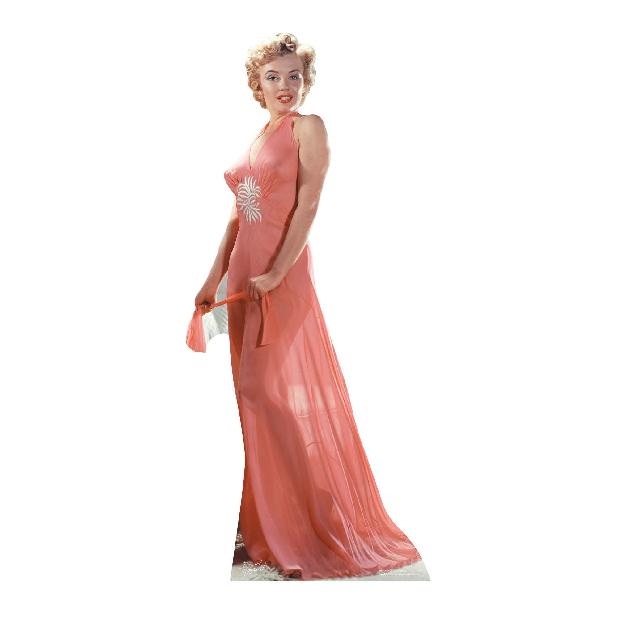 Star Cutouts Peach Nightgown Sc247 Marilyn Monroe Cardboard Cutout – Elegant Bedroom Scene Display For Marilyn Monroe Merchandise & Décor