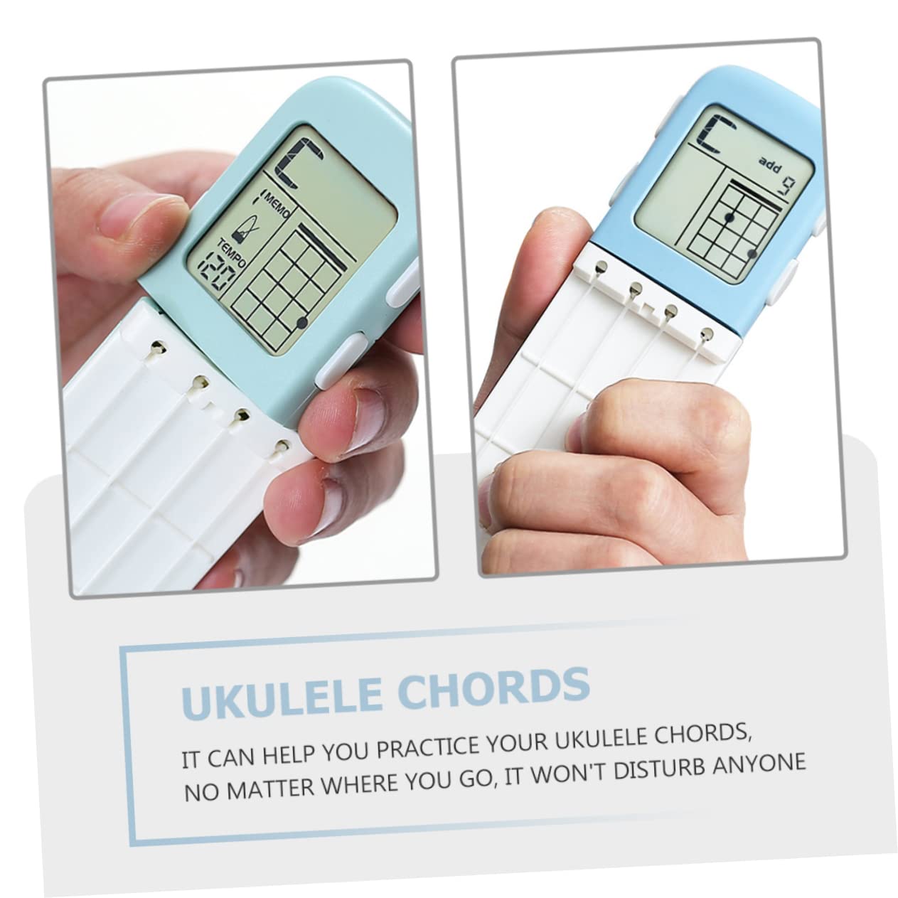 HEMOTON Comodo Strumento Per Lapprendimento Degli Accordi Per Strumenti A Corda Ukulele Per Principianti Compatto E Robusto