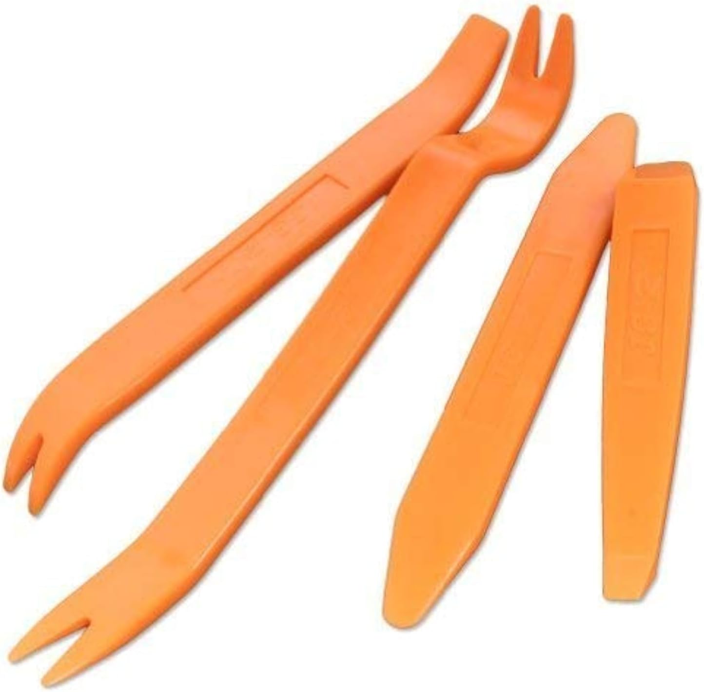 4Pcs Auto Door Clip Panel Trim Removal Tool Kits Thick Plastic Car Tools for Car Dash Radio Audio Installer Pry Tool with Paper Box