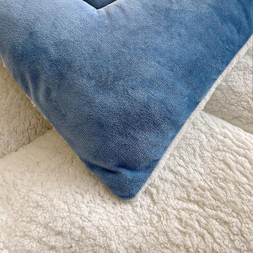 Edredón nórdico tacto cordero cachemira colcha de invierno premium gruesa y suave para cama 150 6