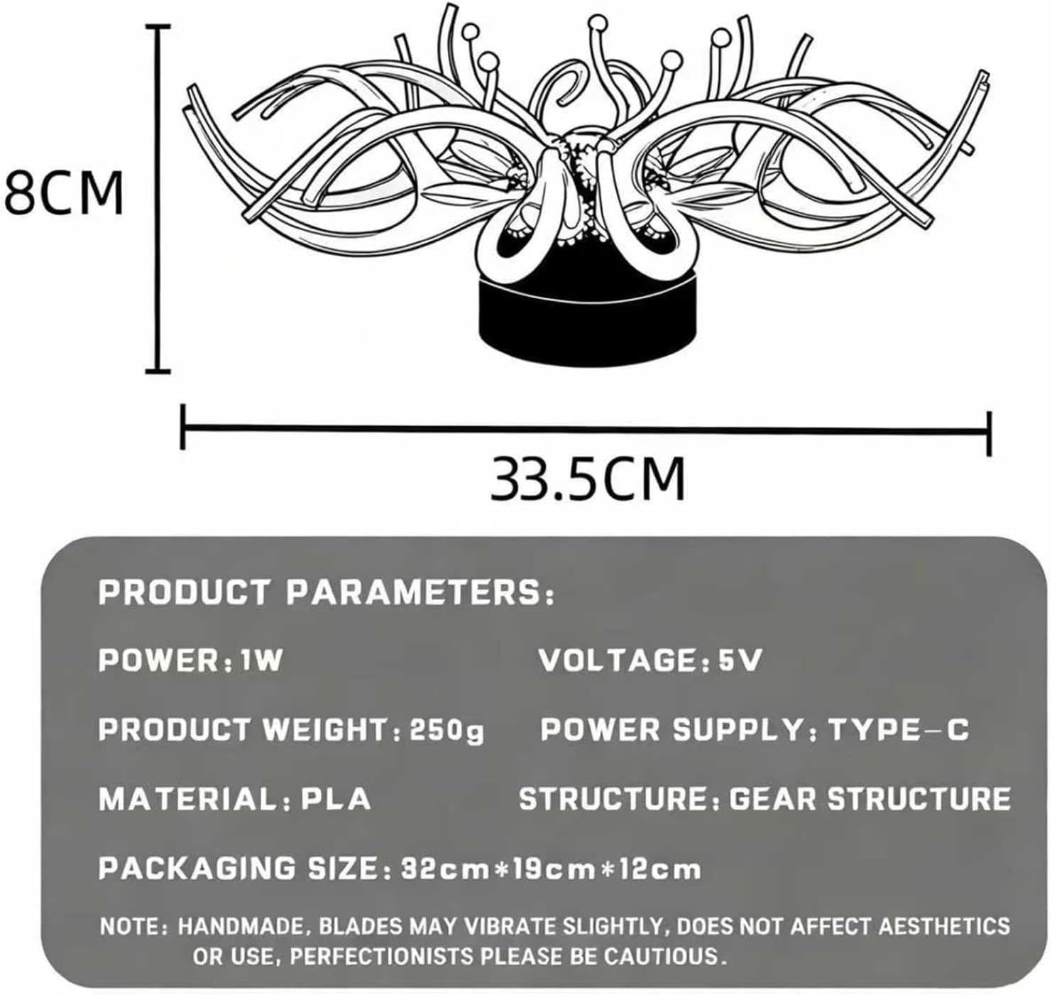Preservative Mechanical Flower Desktop, 3D Flower Model Kit, with Remote Control, Multi Color Lighting Effects, Ideal for Office Game Room and Desktop Decoration
