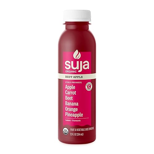 Suja Batido orgánico prensado en frĂo mezcla de jugo de verduras y frutas sin aditivos excelente fuente de vitamina C y potasio vegano a base de Suja Batido orgánico prensado en frĂo mezcla de jugo de verduras y frutas sin aditivos excelente fuente de vitamina C y potasio vegano a base de