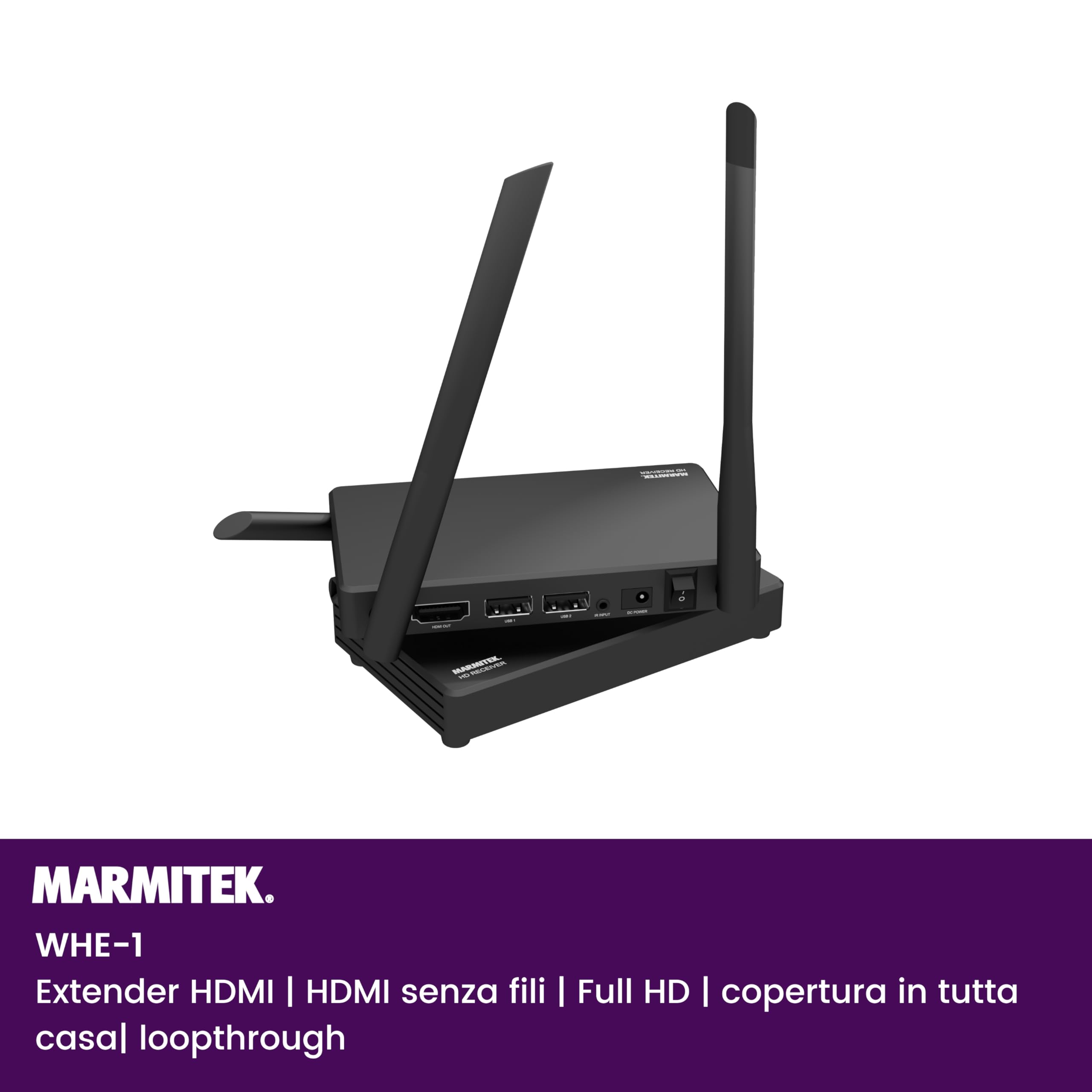 Transmetteur HDMI senza Fil - Marmitek WHE1-1080p Full HD - Dettaglio
