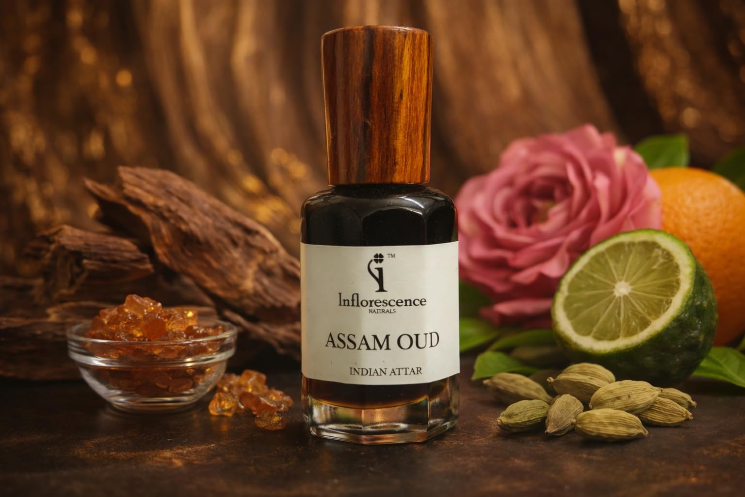 Assam Oud Attar – Long Lasting Natural Oud Perfume Oil | Rich Woody Luxury Fragrance | Alcohol-Free | Unisex (6 ml).-picture-39