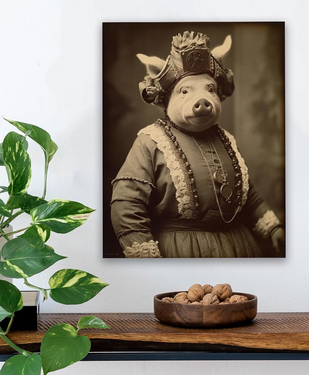 Amazon.com: Pig-Faced Woman Vintage 16x20 Unframed Poster