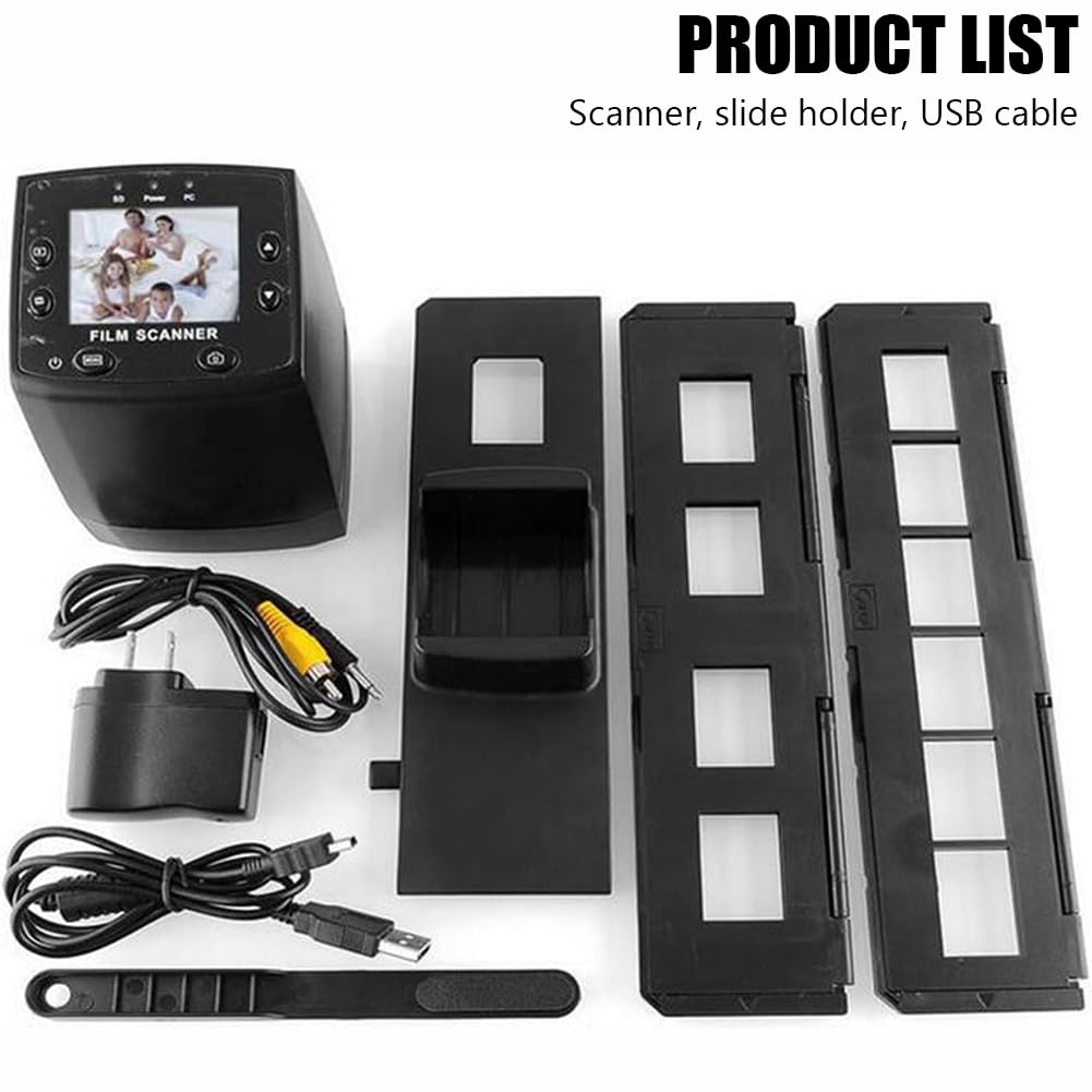 Mini Scanner per Film Digitali, Digitalizzatore Portatile E Diapositiva, Scanner Negativo 135/35 Mm Visualizzatore di Diapositive, Attrezzatura per Scansione di Film Nostalgica