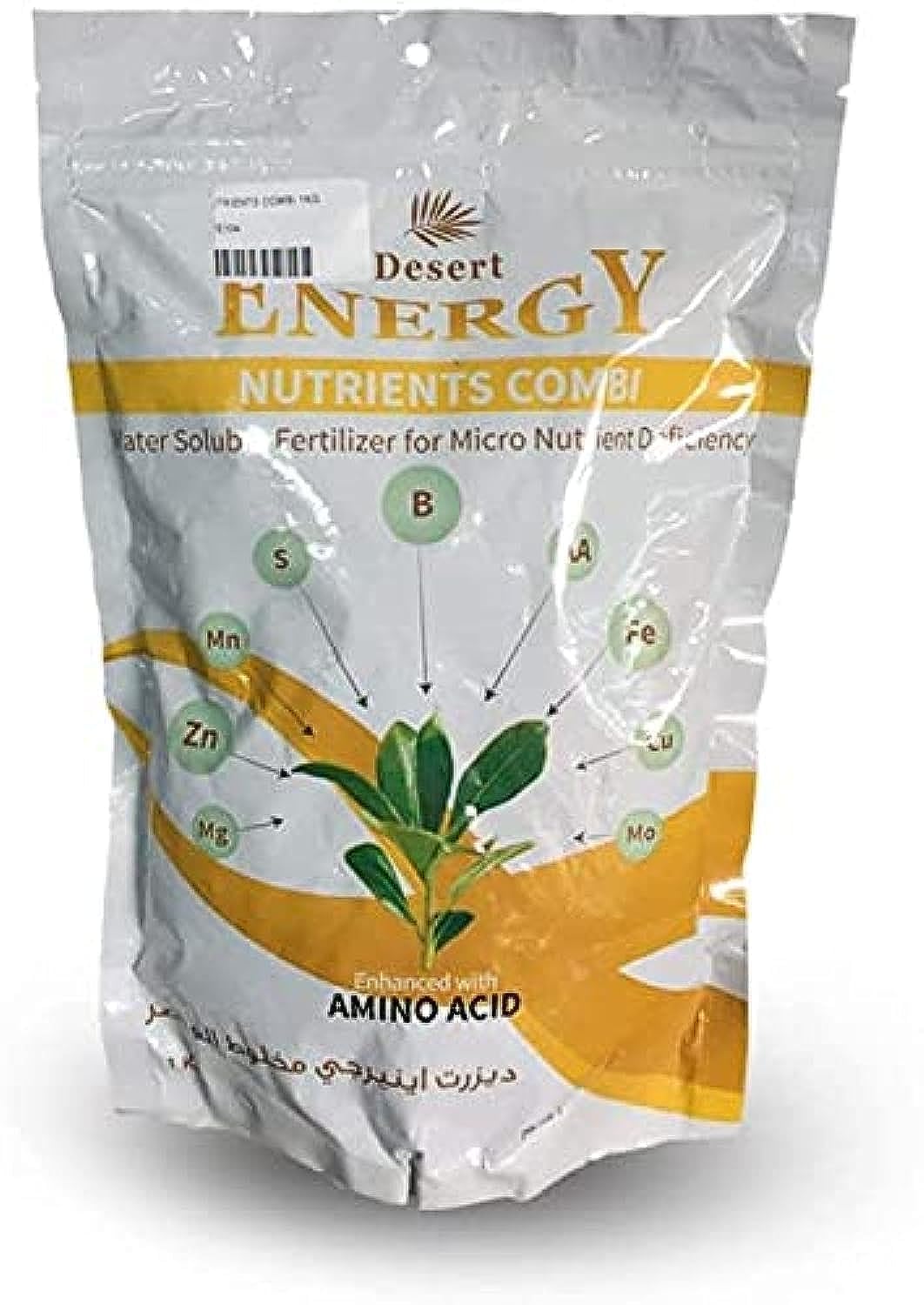 Combi Nutrients Combi Water Soluble Fertilizer For Micro Nutrients Deficiency 1 KG Enhanced With Amino Acid