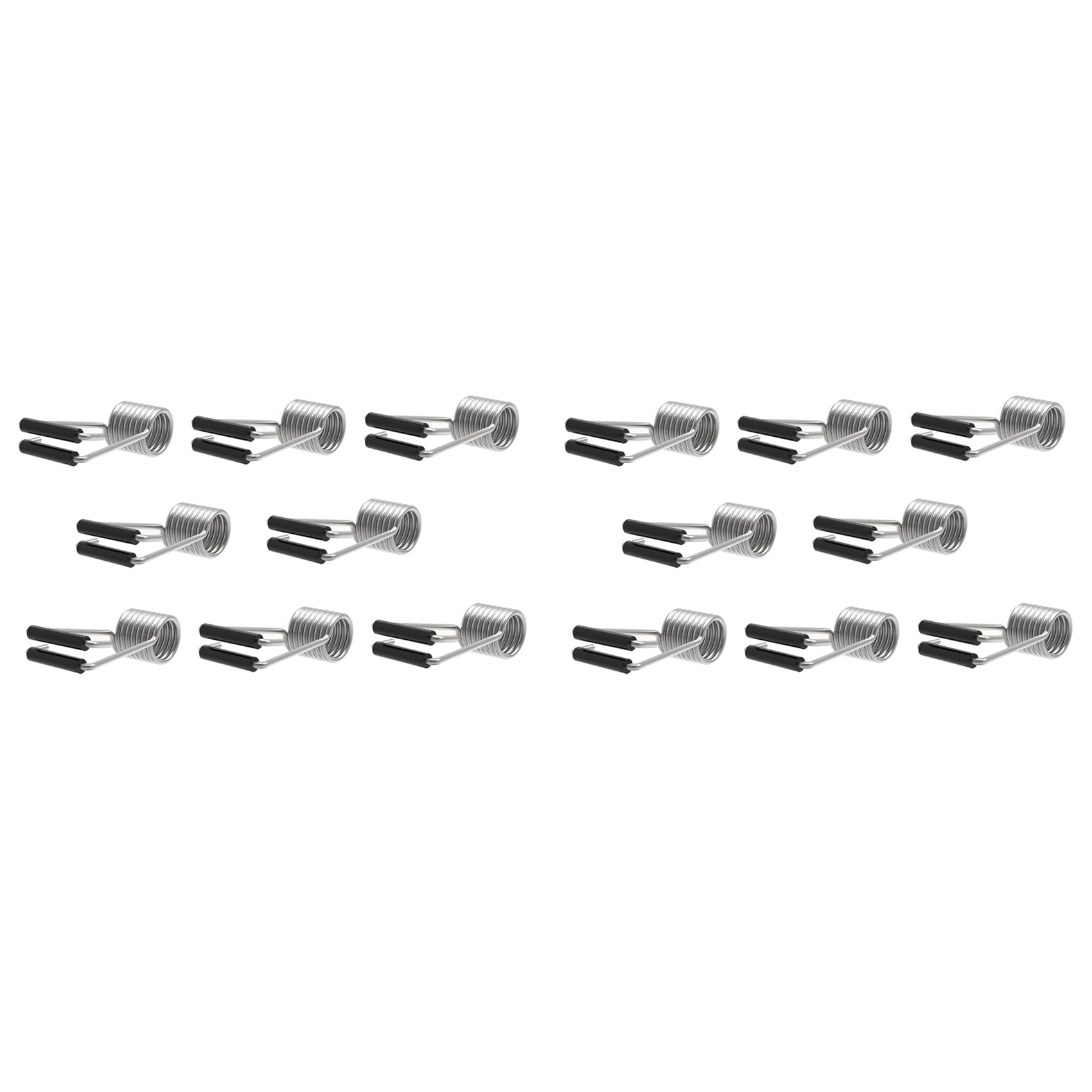 Jnchdghwa Silver Butterfly Spring Door Closer,Spring Hinge Door Closer Fits On Most Door Butt Hinge Pin, 16Pcs