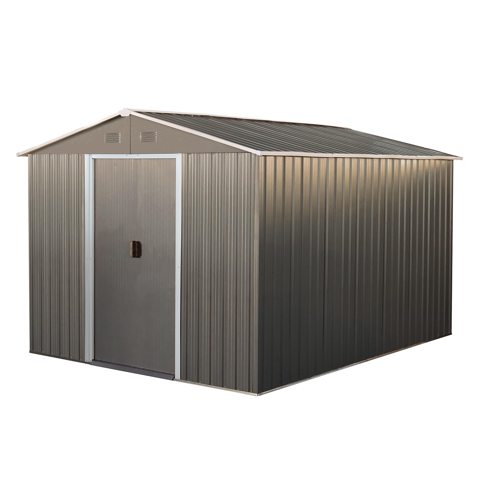 Amazon | 大型 物置 屋外 収納庫 スチール 幅236×奥行303×高さ190cm 