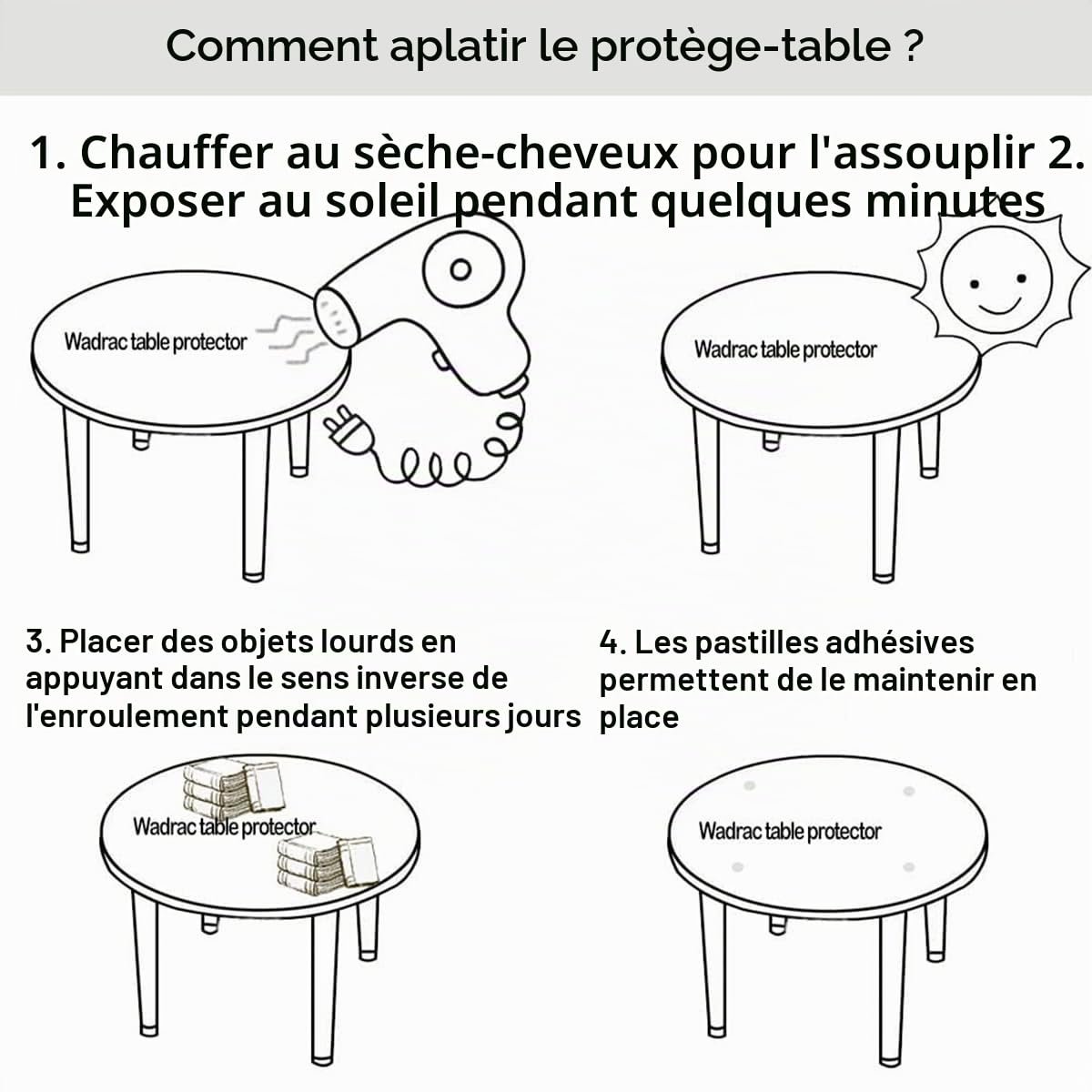 Nappe de table en PVC transparent,200x100 cm,2 mm d'épaisseur,Protection de table en plastique transparent,Imperméable et résistante à l'huile,Pour la cuisine, la salle à manger, le bureau