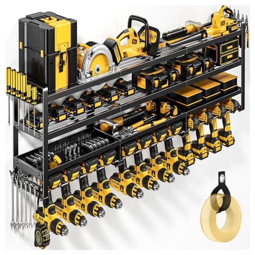Extra-Wide Power Tool Storage Rack