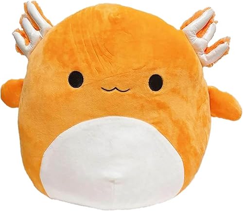 Squishmallow - Peluche Kellytoy oficial de 16 pulgadas, Nico Orange Axolotl
