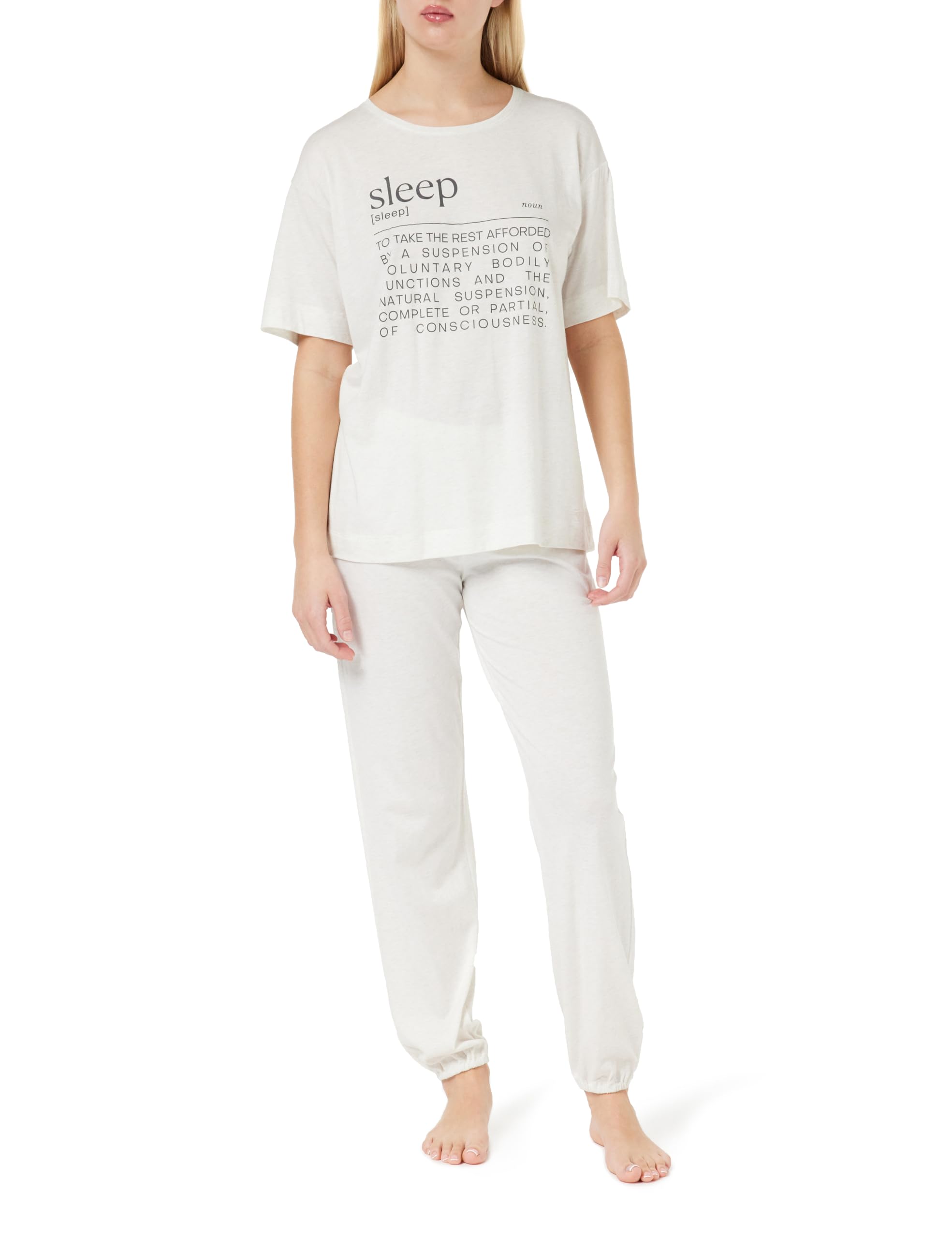 Triumph Women's Pyjama Set, Grey Combination, 40
