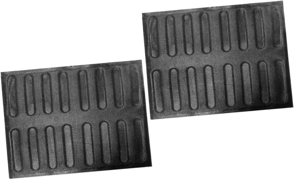 2pcs Bread Baking Pan Multi Function French Bread Mold Non Stick Cavity Design for Homemade Baguettes Hot Dogs and More Easy Release Breathable Quality