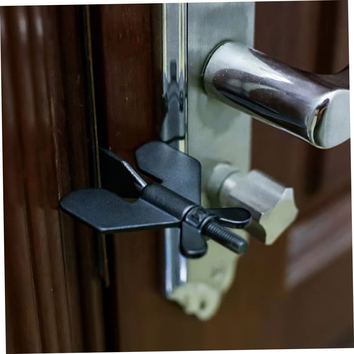 Artibetter 3pièces Verrou De Porte Portable Inoxydable Bloqueur De Sécurité Pratique Pour Maison Et Voyage Résistant Et Léger Pour Portes Intérieures Et Hôtels