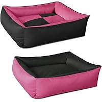BedDog® 2in1 Max Quattro Nero/Rosa M, 70x55 cm