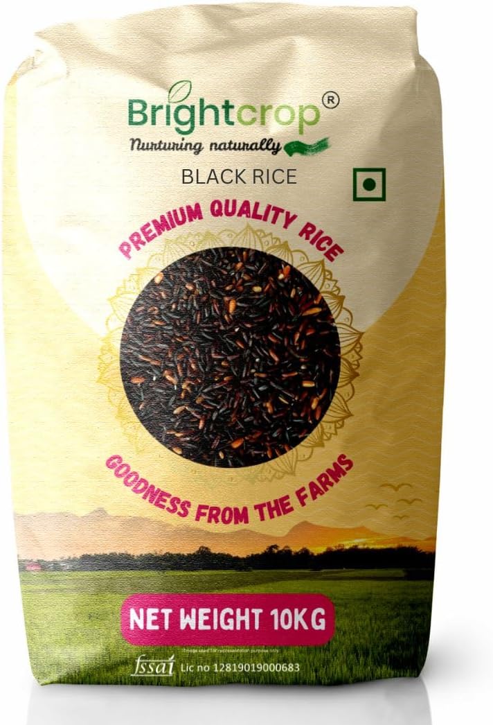 Organics Food Market Organic Black Rice | Chak Hao (10KG Pack)