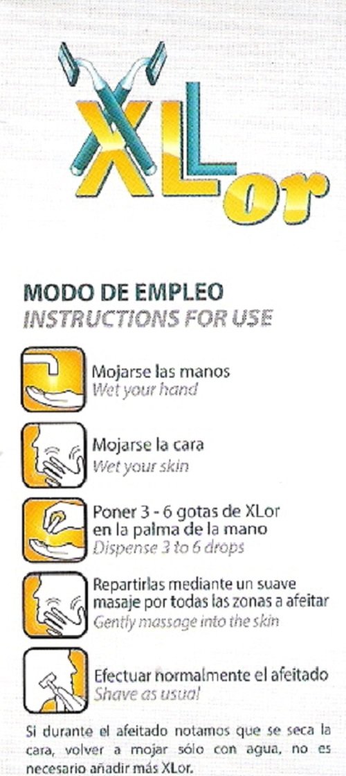 XLor Fluido de afeitado & After Shave 2 en 1