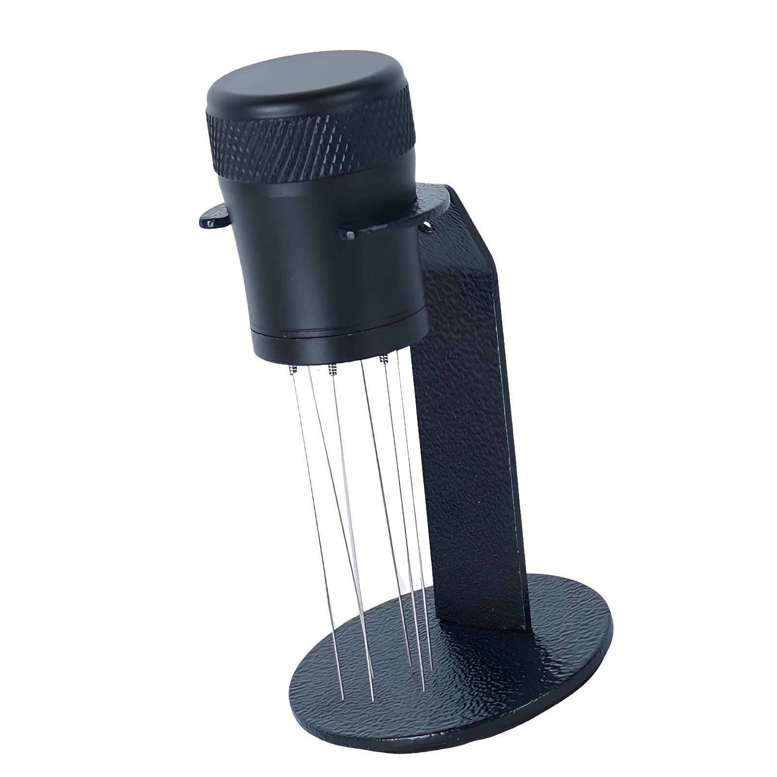 Linvimia Stainless Steel Espresso Coffee Stirrer Needle with 6 Needle Stand Coffee Stirring Distribution Tool Brewing Tool