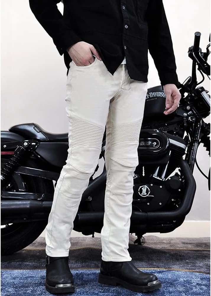 Waterproof Motorcycle Riding Protective Pants Men Motocross Racing Jeans with 4 X CE Armor Protectors