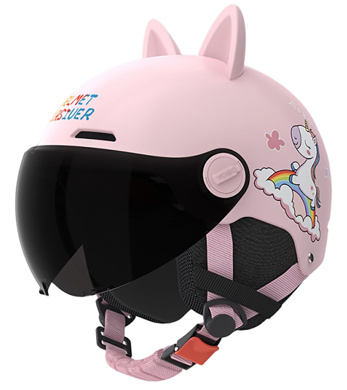 Casco Da Moto Per Bambini Da 2 A 14 Anni, Omologato DOT Per Ragazzi E Ragazze, Per Moto Da Cross, Scooter Elettrico, Quattro Ruote, Ciclomotore, ATV 6,48-56cm