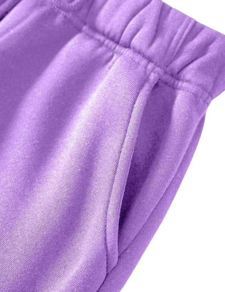 Image of Womens Sweatpants Loose Fit Jogger, Comfort Bottom Wear, Fleece Bottom Gym & Sleepwear Winter Trendy Trousers with Pockets Pajama Pants for Womens & Girls