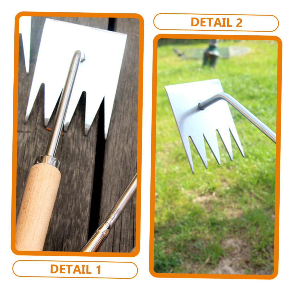 TOYANDONA 4 Stück Praktischer Hand Unkrautstecher und Holzgriff Multifunktions Gartenwerkzeug für Effektives Jäten und Entfernen von Wurzeln und Langlebig für Gartenanfänger