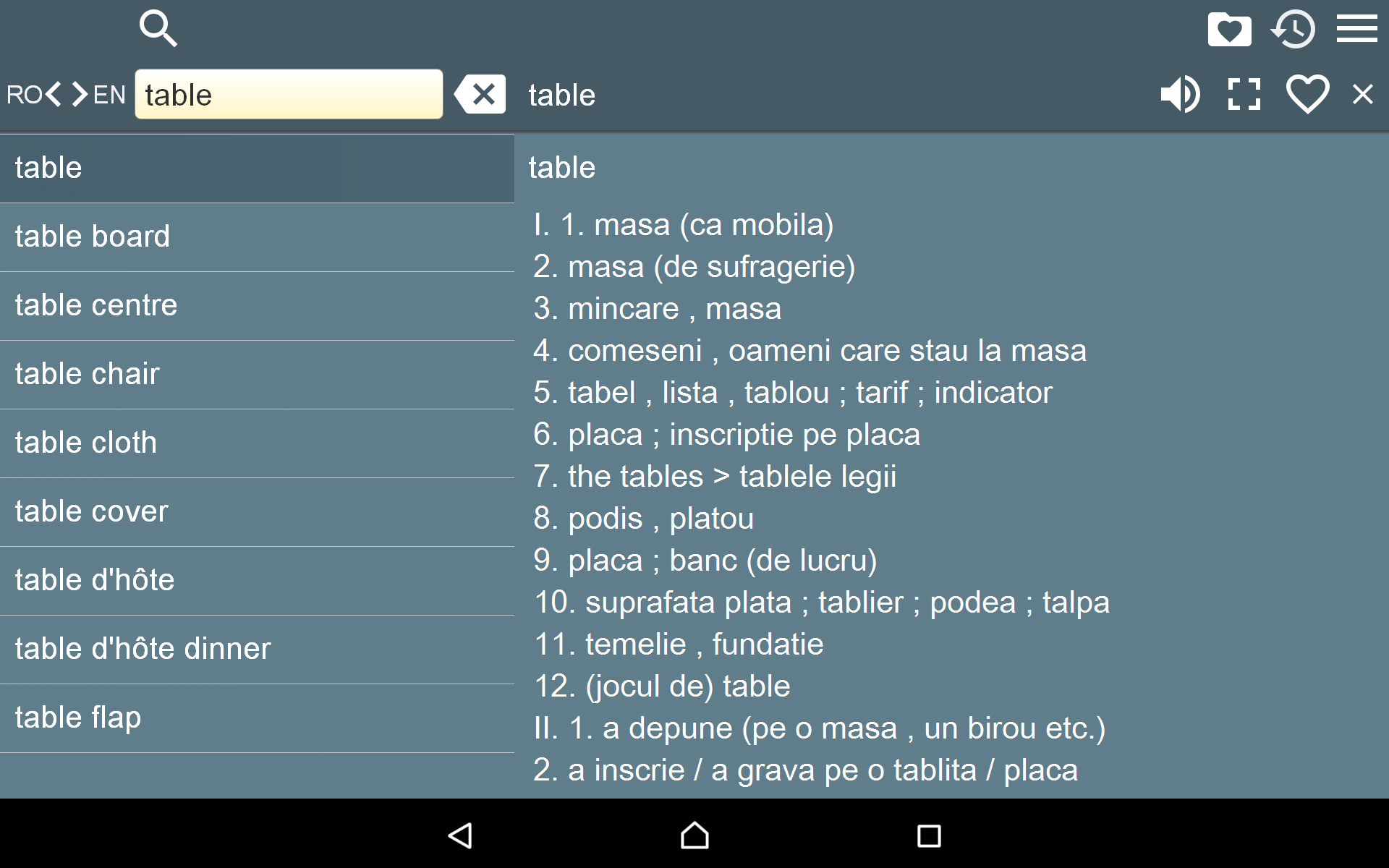 English Romanian Dictionary Free App on the Amazon Appstore