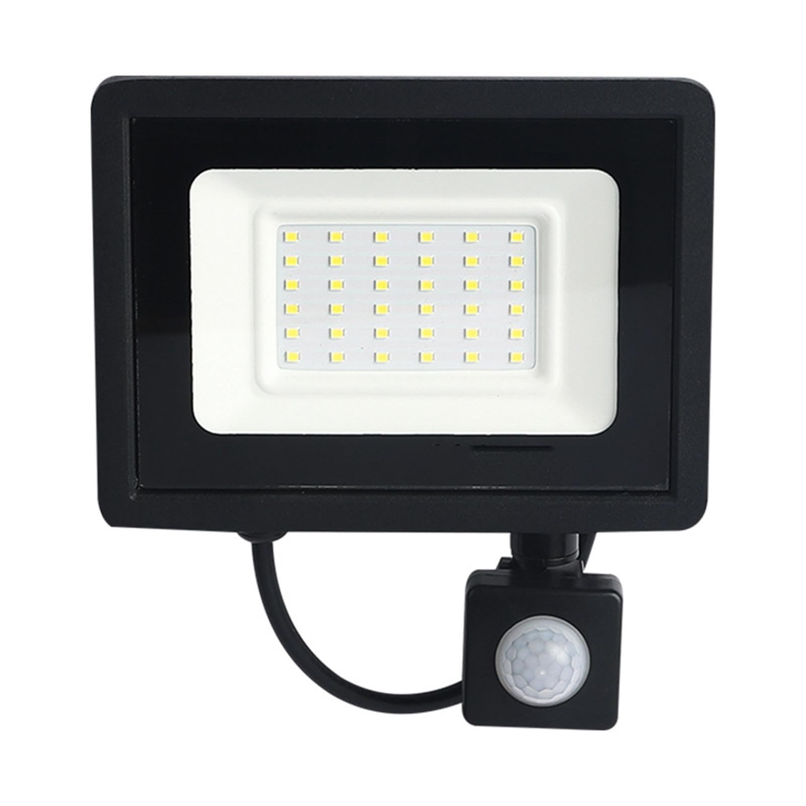 JFGCTYHXY Floodlights, Control Outside Security Light Outdoor Led Lights for Courtyards Buildings Factories Courts(Warm Light,20W)