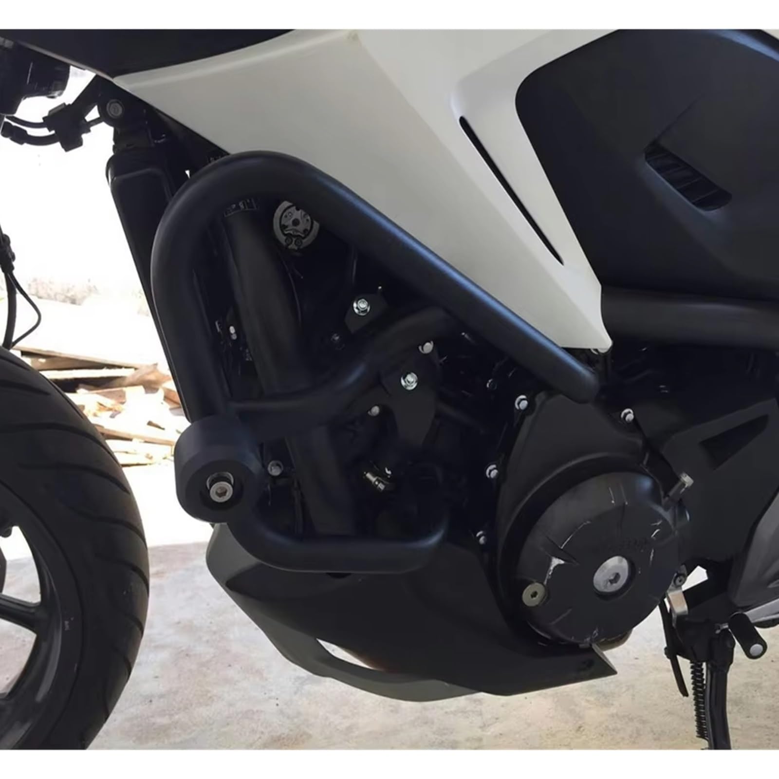 Paramotore Tubolare Per NC700S Per NC700X Per NC750S Per NC750X DCT 2012 2013 2014 2015 2016 2017 Barra Protezione Motore Moto Protezione Paraurti Motorcycle motore Paraurti