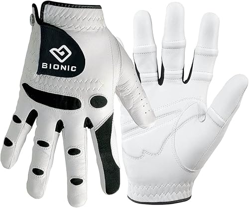 Bionic StableGrip with Natural Fit Golf Glove - White