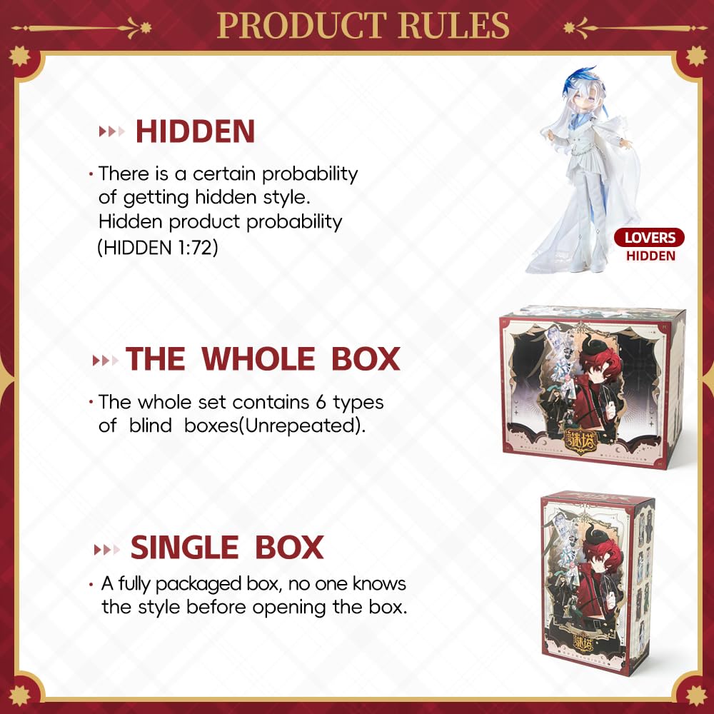 Figuras de acción BJD 1/8 Regalo Sorpresa Juguetes (Whole Set)