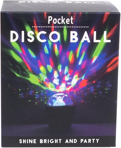 Bola de discoteca de bolsillo. Mini bola de espejo de discoteca alimentada por USB. Transforma cualquier espacio en una deslumbrante pista de baile.