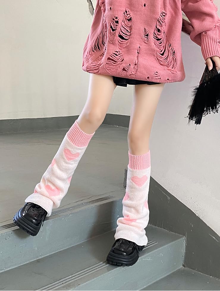 Image of Sexybody Women's Leg Warmers Fashion Knit Warmers Long Socks Cute Y2K Kawaii Japanese Lolita Harajuku Accessories for Girls