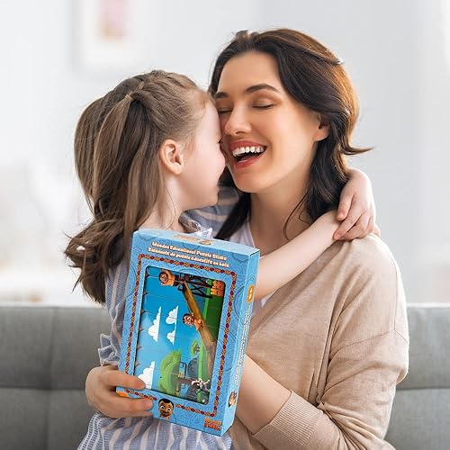 Miniatura 6 de El juego educativo de caja de madera de rompecabezas de tiras pintadas contiene 8 escenas del espectáculo animado para niños y niñas a partir de 3