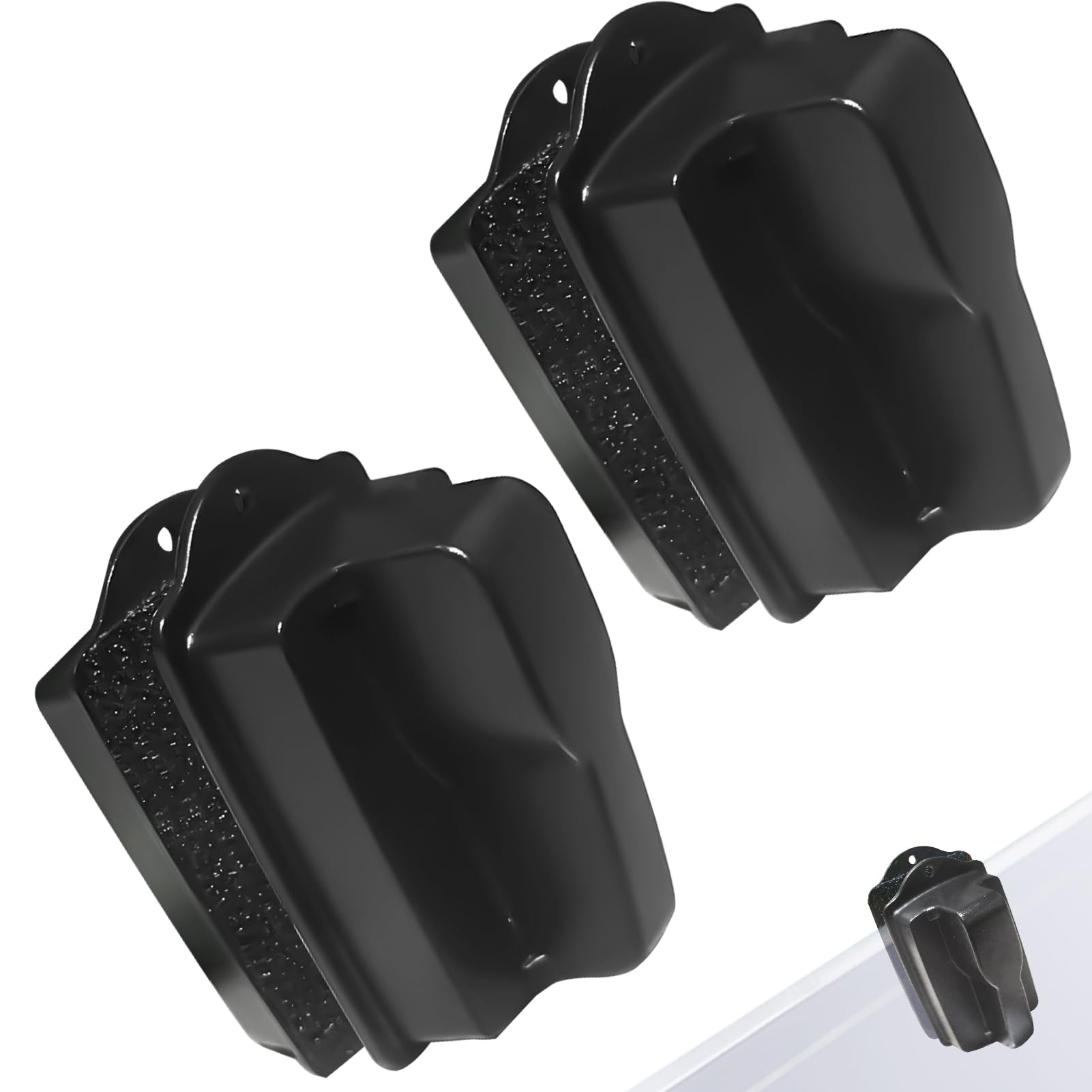 Lot de 2 brosses magnétiques de nettoyage pour vitres d'aquarium - Petite brosse magnétique - Convient pour le nettoyage du verre d'une épaisseur ≤ 15 mm