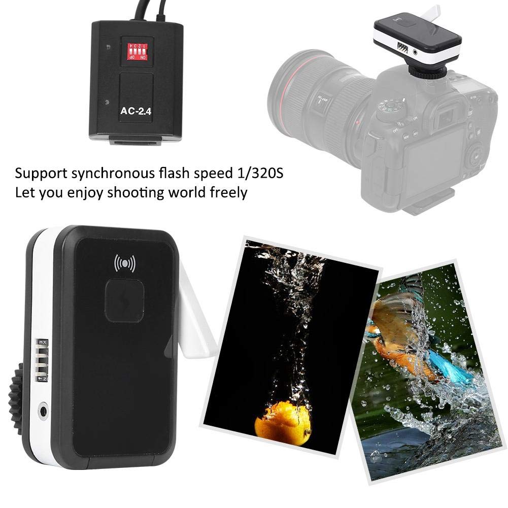 Topiky Trigger Wireless Flash per Fotocamera Wireless, 16 canali 100 m Trigger Telecomando Supporto Anti-interferenza velocità sincrona 1/320S Flash Wireless, per per