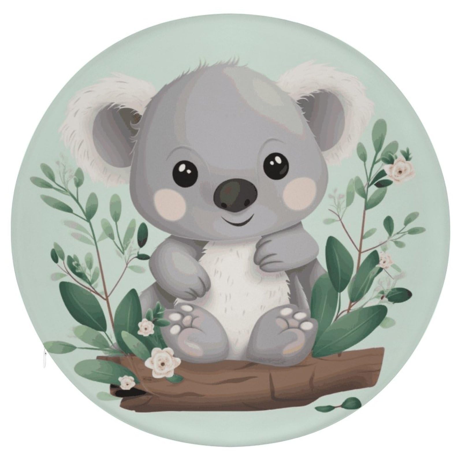 Coussin de chaise rond koala pour soulager l'assise prolongée