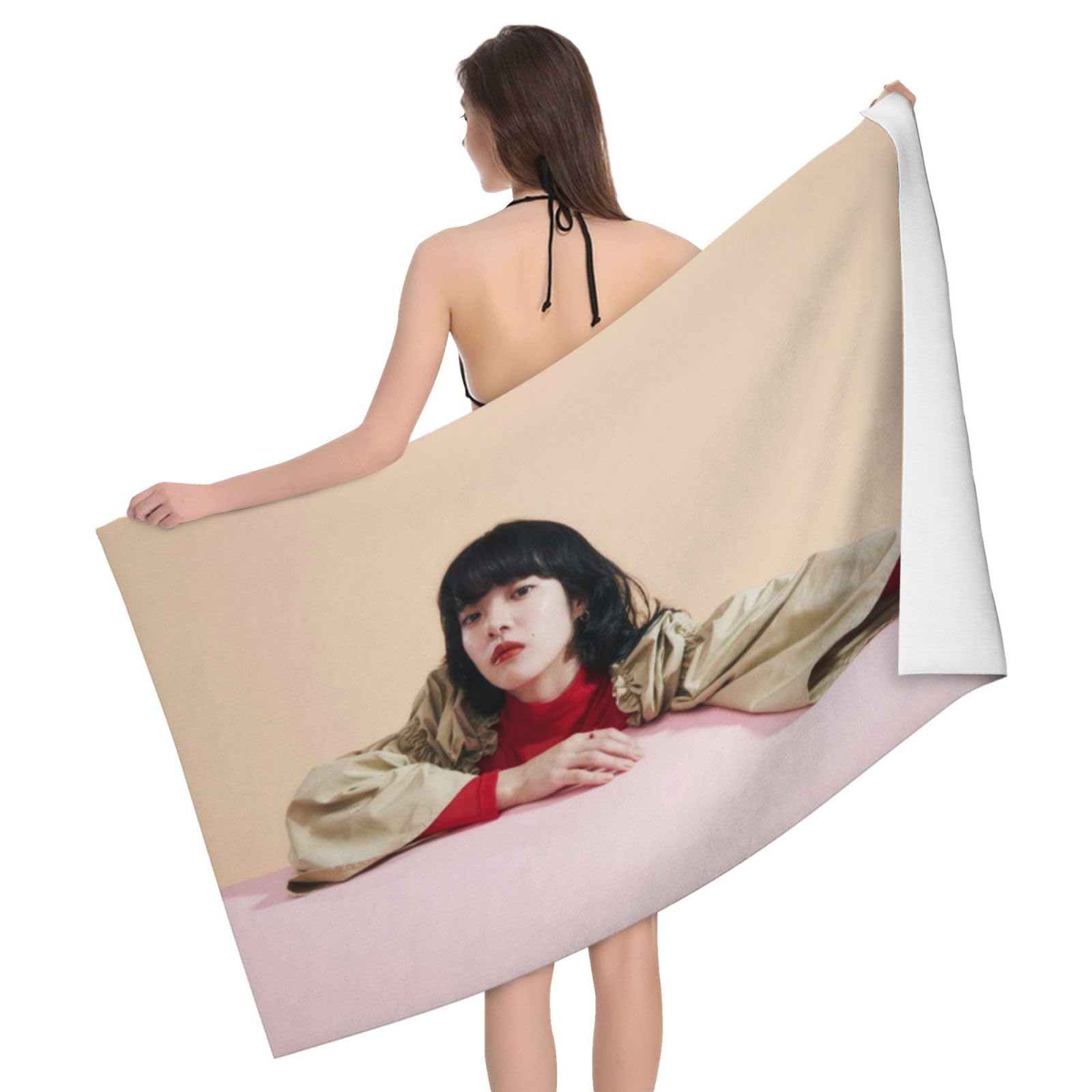 あいみょん　かわいい雲の大型タオル テレロブタオル　２点セット Amazon｜あいみょん2 マイクロファイバー バスタオル 大判 タオル 掛け