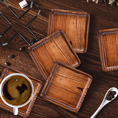 Coasters-for-Drinks-Set-of-5-Natural-Pine-Wood-Style-Drink-Coaster-with-Holder-for-Coffee-Wooden-Table-Mandala-Coasters-with-Non-Slip-Mat-Tabletop-Protection-Suitable-for-Kinds-of-Cups Coasters for Drinks Set of 5 Natural Pine Wood Style Drink Coaster with Holder for Coffee Wooden Table Mandala Coasters with Non Slip Mat Tabletop Protection Suitable for Kinds of Cups