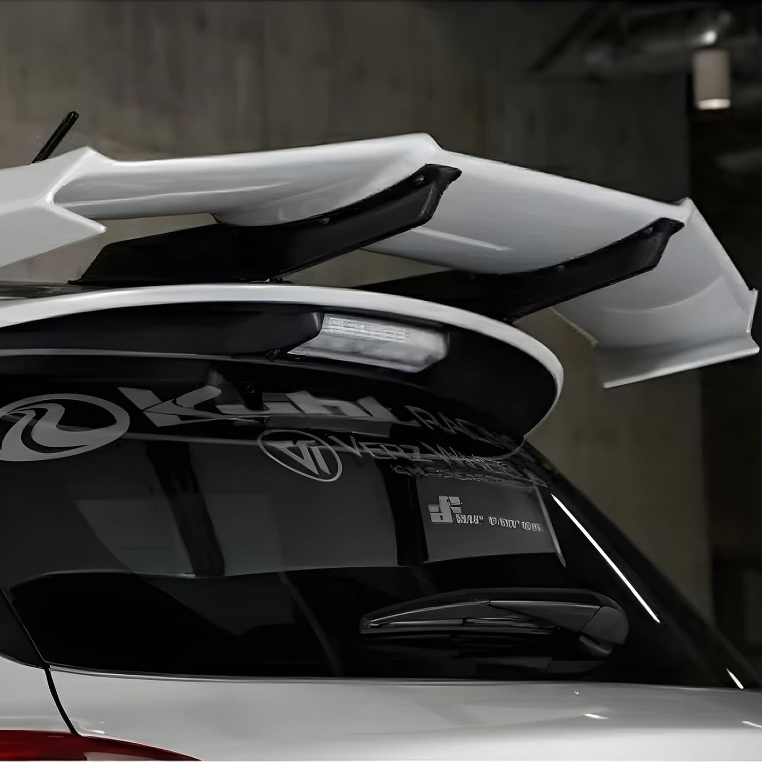Carbon Fiber Rear Wing Spoiler Compatible with Suzuki Swift Sports ZC33S 2018-2025 Rear Trunk Lip Spoiler Wing Vehicle Body Styling Kit