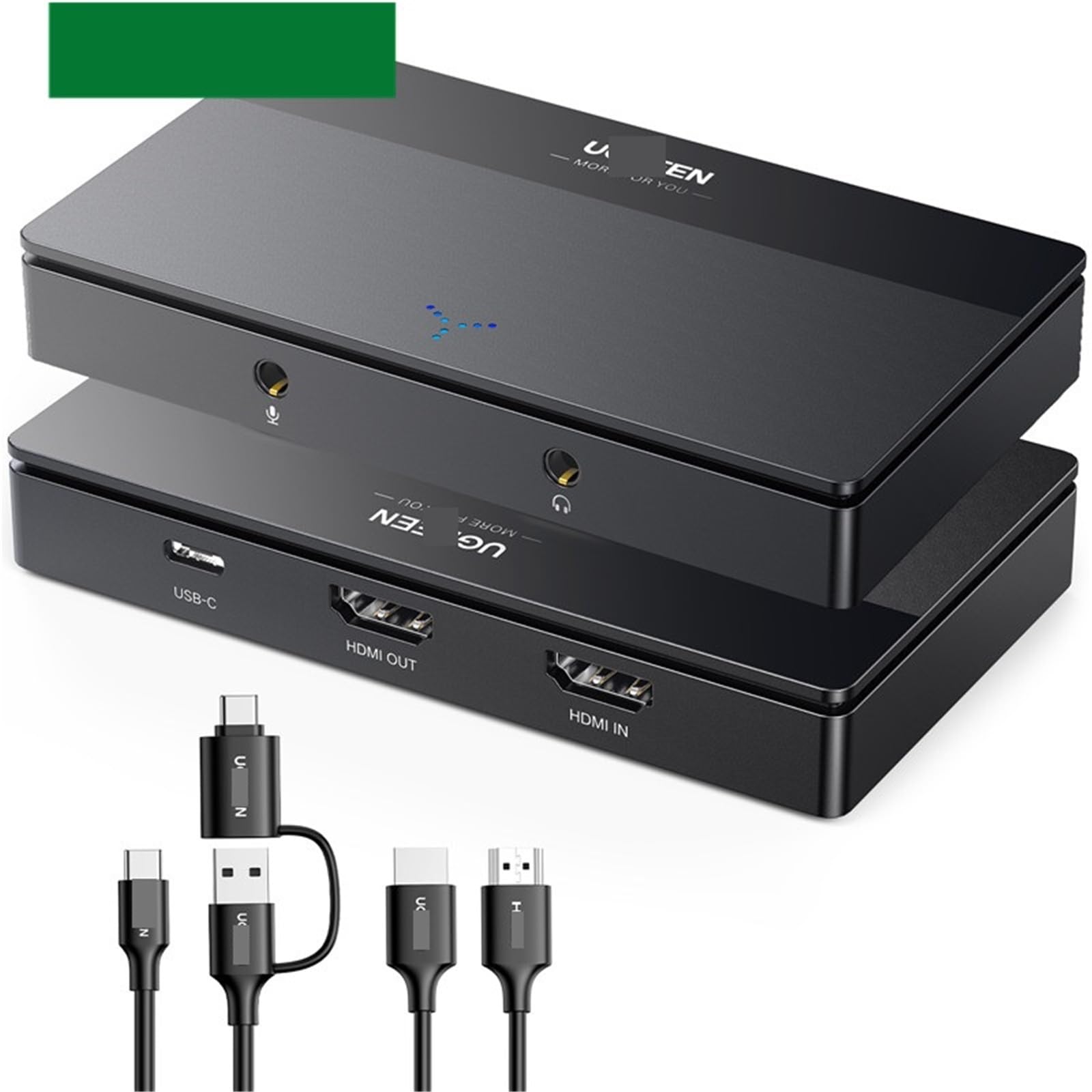 Tarjeta de captura de video 4K60Hz HDMI a USB/USB-C HDMI Caja de grabación de video para PC, computadora, cámara, transmisión en vivo, reunión de grabación