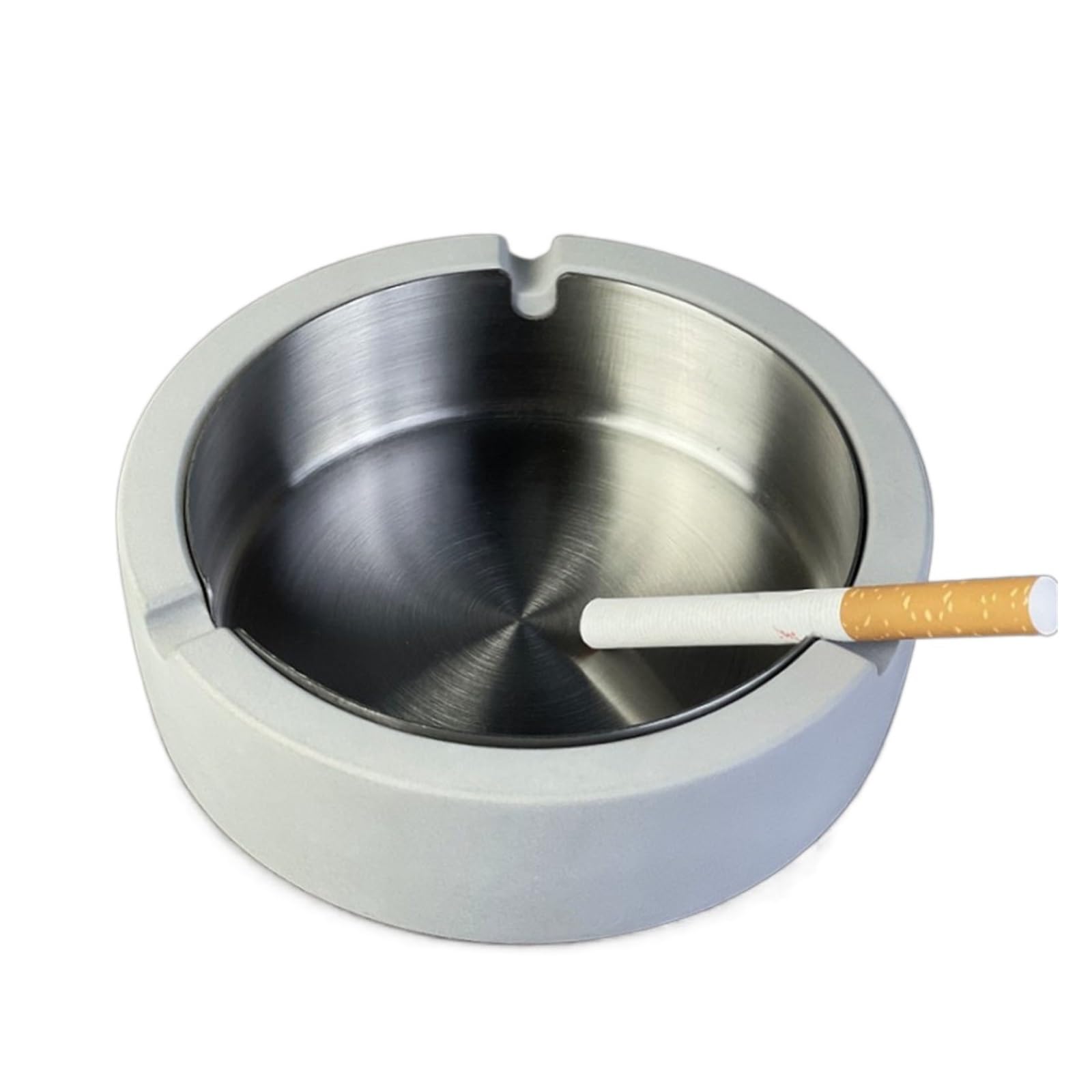 ◇◇ 50' モダンな灰皿 /b ◇◇ Amazon.co.jp: ラウンドステンレススチールベッドサイド灰皿