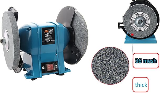 Wet Bench Grinder, Wet Bench Grinder, Fully Transparent PC Goggles, Induction Motor, Silent Effect, Grinding Wheel Diameter 125/150/200MM, Aluminum Alloy Metal Base,125