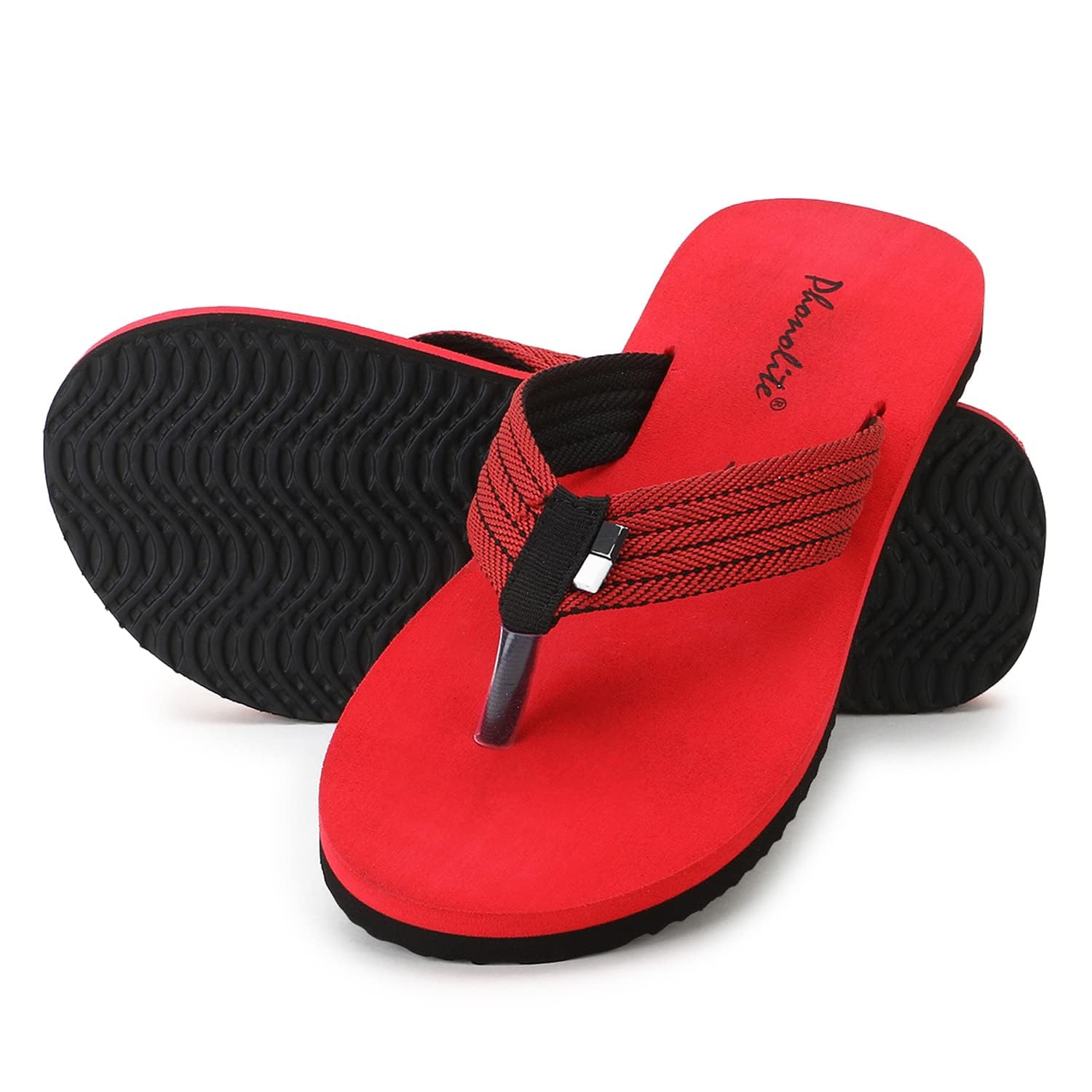 PhonoliteFlipflops For Men Stylish Cushion Lightweight Casual Trendy Anti-Skid Waterproof Comfort Durable Outdoor Indoor Slippers Everyday Flip Flop Red Chappal For Men (B0CY9CYV4L) Amazon Price History, Amazon Price Tracker