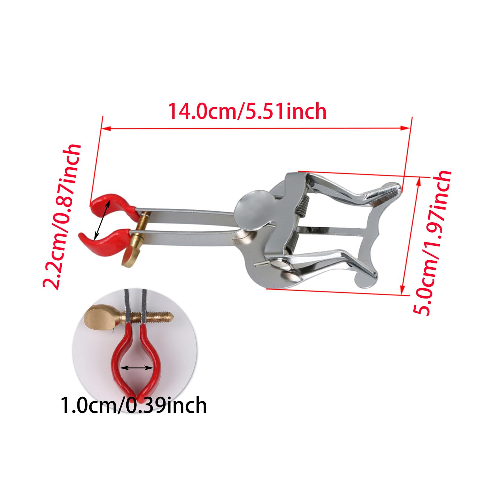Yibuy 10PCS tromba Marching Music Clip | Metallo Argento | Accessori Porta Strumenti Musicali