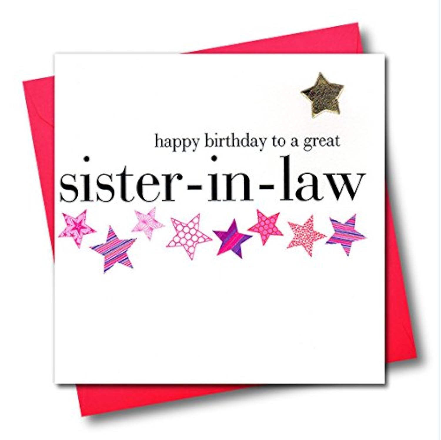 Tarjeta De Felicitación Best Big Sister Ever En Texto Negro | Meses Sin Interés