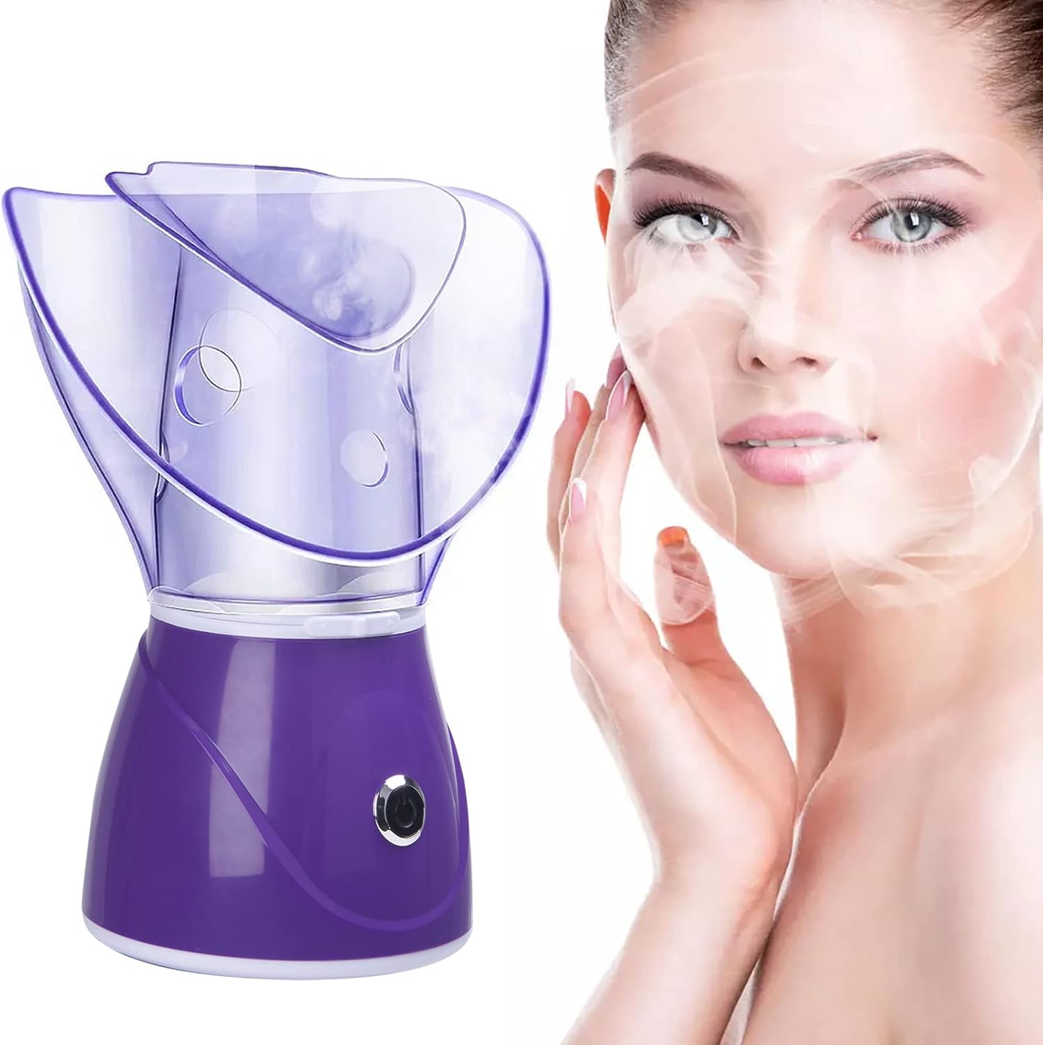 Gezichtsstoom, verstuiver, spa-sauna, vapozone, gezichtsspray voor cosmetische gezichtsverzorging, opent poriën en hydrateert, weldadige stoom