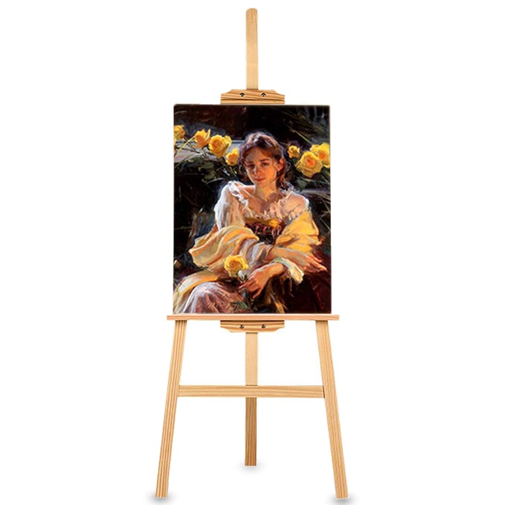 Amazon.co.jp: イーゼル 木製 イーゼル 150CM 高さ調節可能