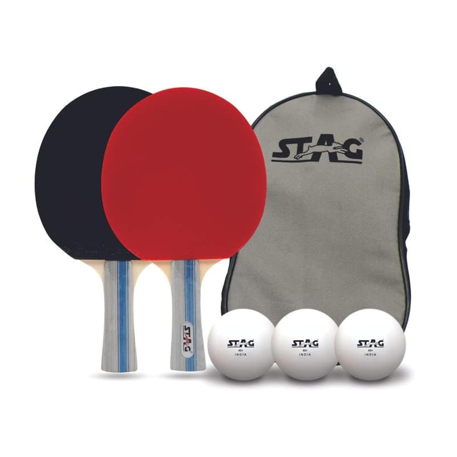 STAG 4 Star Table Tennis Multiset | 2 Racquets & 3 Balls…